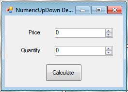 NumericUpDown Example
